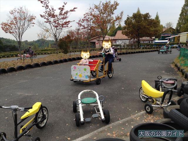 ハーベストの丘・おもしろ自転車