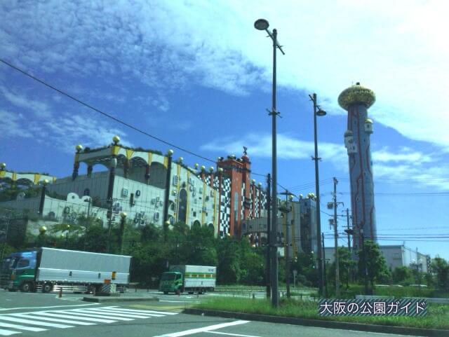 舞洲スラッジセンター(大阪シティバス舞洲スポーツアイランド行きバスから撮影)