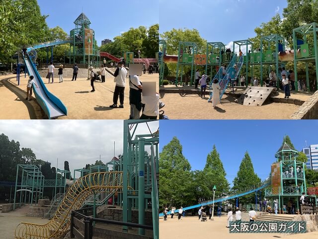 大阪城公園の遊具広場