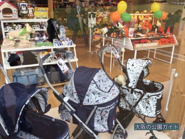 天王寺公園「てんしば」ペットパラダイスDX、店内の様子