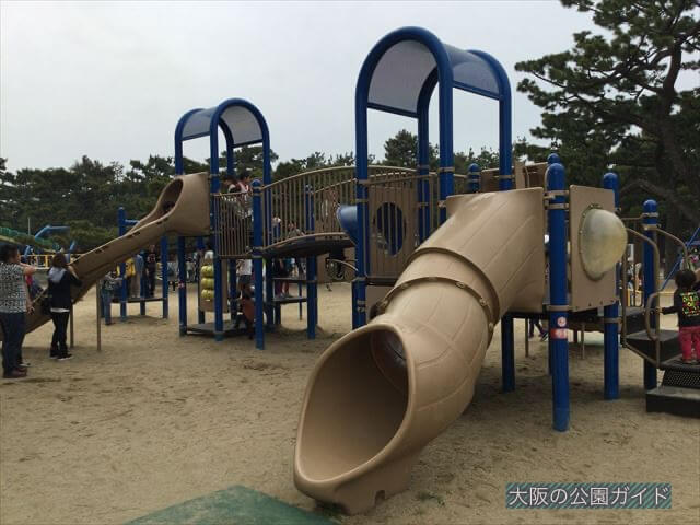 浜寺公園「北児童遊技場」複合遊具