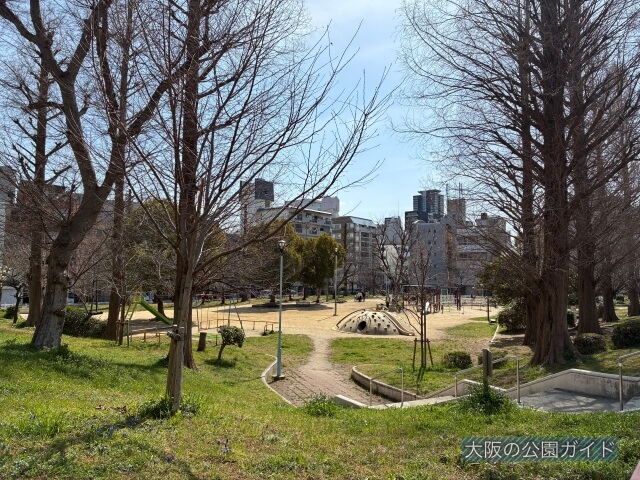 「玉造公園」北西から